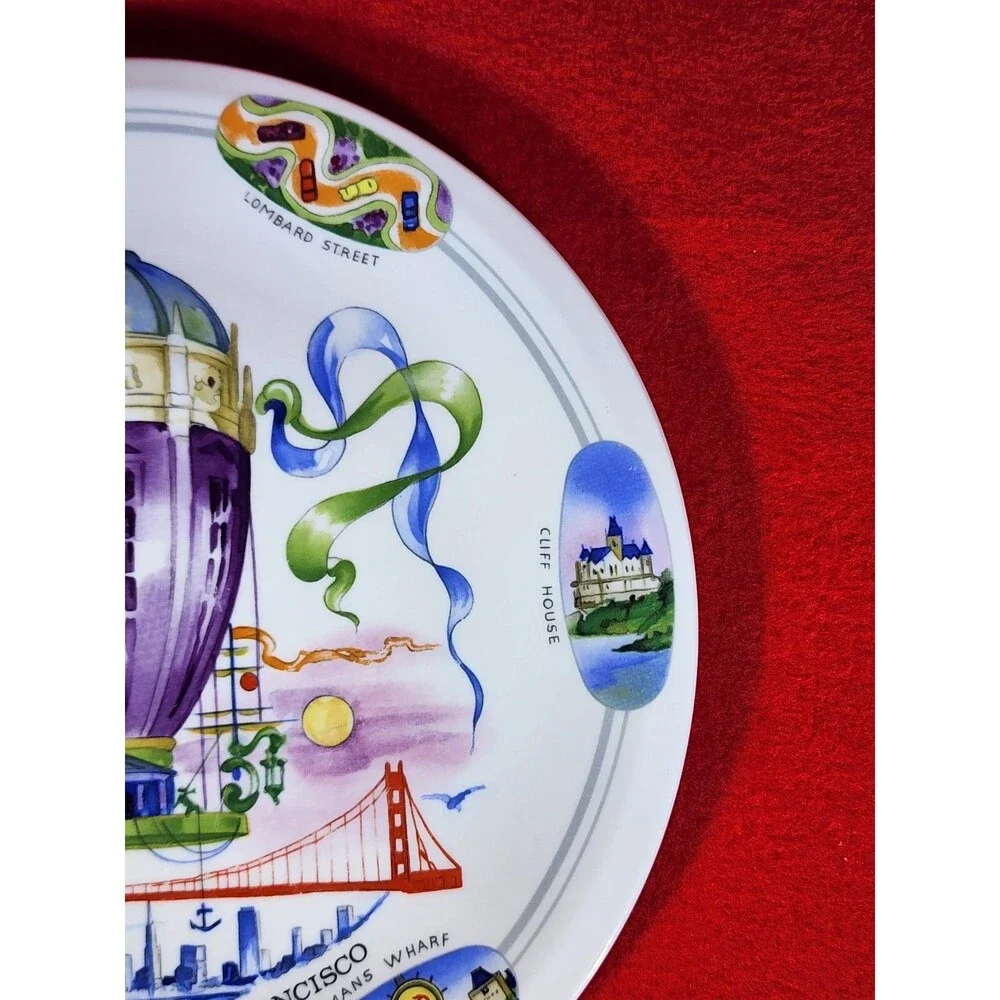 Villeroy & Boch “Balloon Golden Gate San Francisco” Porcelain Collectors Plate